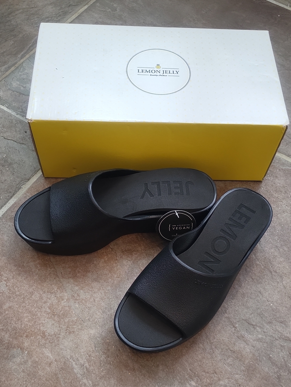 Lemon Jelly SZ 38euro US 7 SuNNY Platform Black